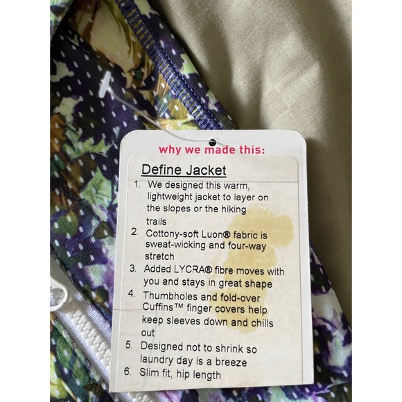 NWT Lululemon Define Jacket - Picture 3 of 5